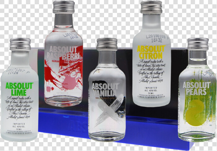 Absolut Vodka Miniset 5 X 5 Cl  HD Png DownloadTransparent PNG