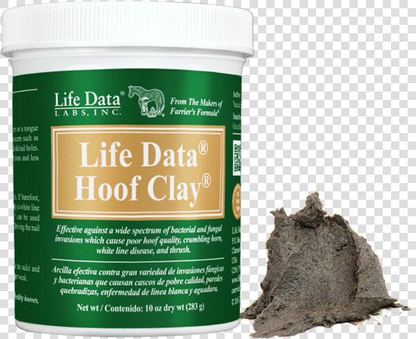 Life Data® Hoof Clay® For Thrush   Farrier  HD Png DownloadTransparent PNG