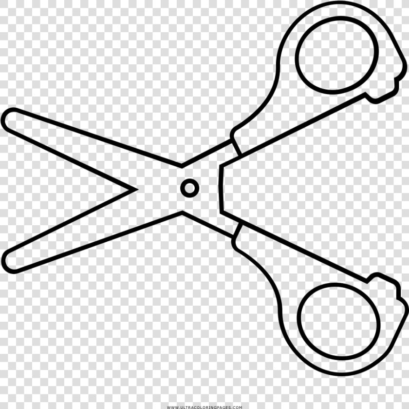 Scissors Coloring Page   Pair Of Scissors Outline  HD Png DownloadTransparent PNG