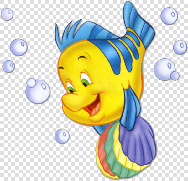 Fish Clipart Little Mermaid   Flounder Little Mermaid Png  Transparent PngTransparent PNG