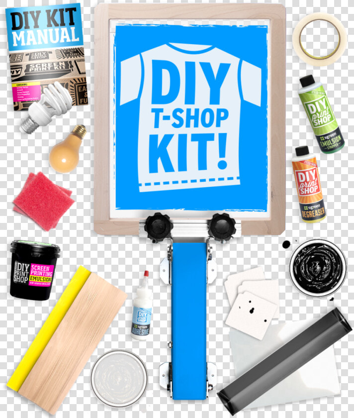 Shop Screen Printing Kit   Diy Screen Printing Kit  HD Png DownloadTransparent PNG