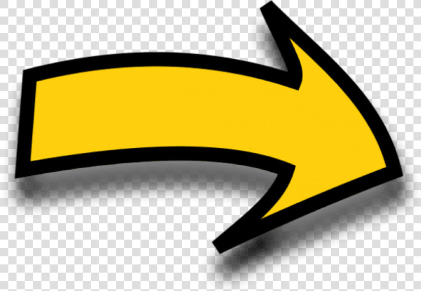 Comic Arrow Pointing Right   Transparent Background Yellow Arrow Png  Png DownloadTransparent PNG