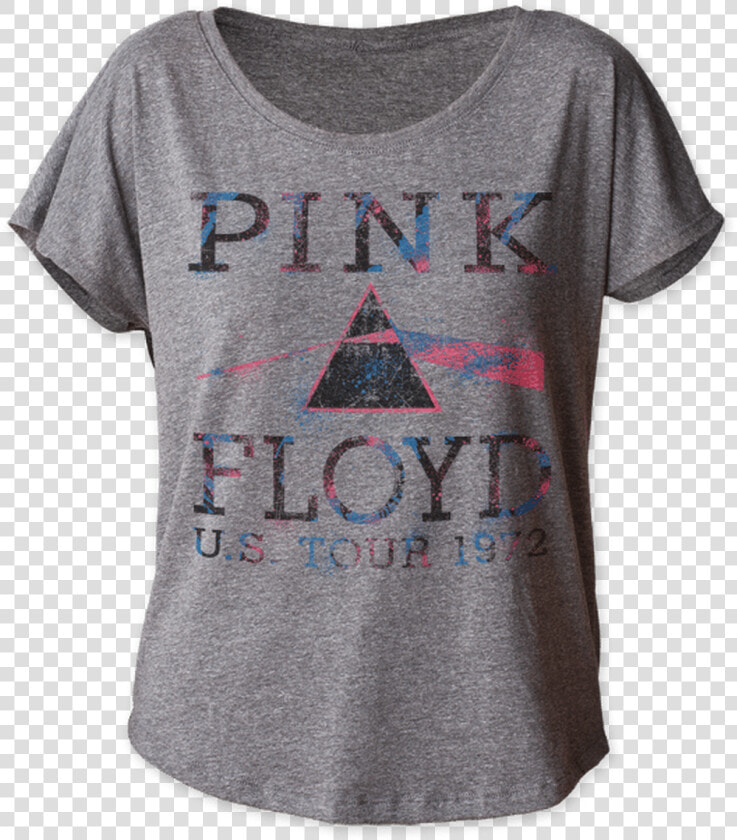 Women S Pink Floyd Us Tour 1972 Dolman T shirt   Active Shirt  HD Png DownloadTransparent PNG