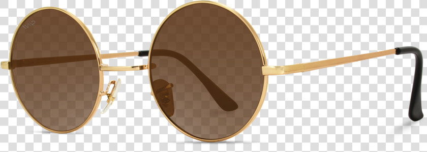 Retro Round Metal Hippie Sunglasses   Bronze  HD Png DownloadTransparent PNG