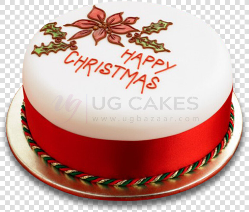 Cake Round Fondant Christmas  HD Png DownloadTransparent PNG