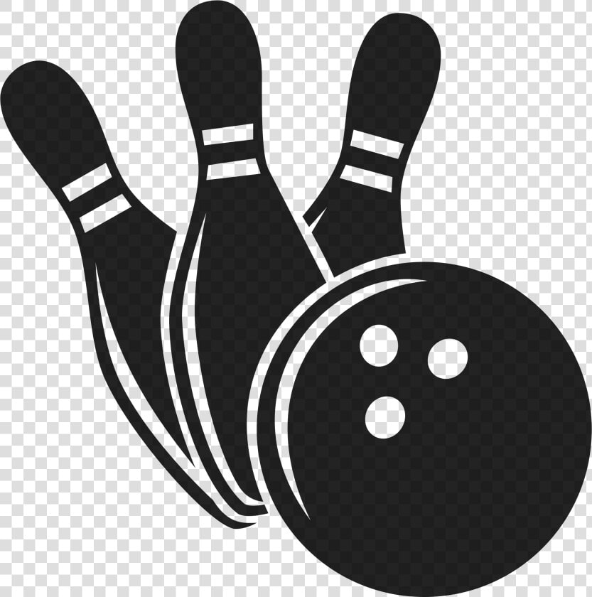 Bowling Pin Strike Bowling Balls Sport   Bowling Ball And Pins Svg  HD Png DownloadTransparent PNG