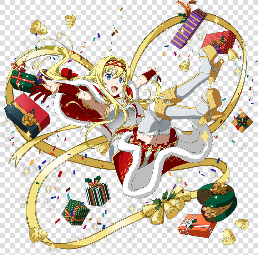 Clip Art Transparent Download Excitement On Christmas   Sao Memory Defrag Alice  HD Png DownloadTransparent PNG