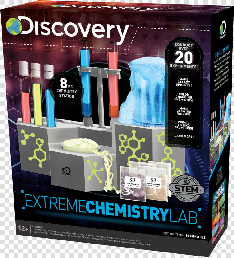 84720 Wm 2017 Disc Extreme Chemistry Lab Render Veritcal   Discovery Channel  HD Png DownloadTransparent PNG