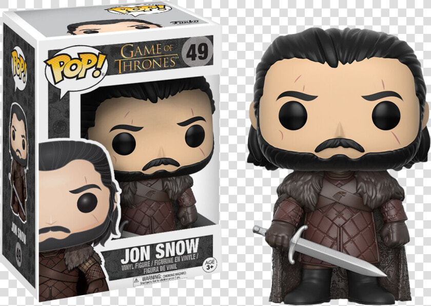 Game Of Thrones   Figurine Pop Jon Snow  HD Png DownloadTransparent PNG