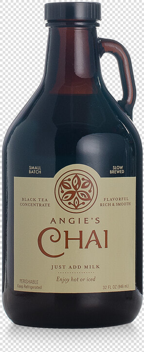 Angie S Chai   Glass Bottle  HD Png DownloadTransparent PNG