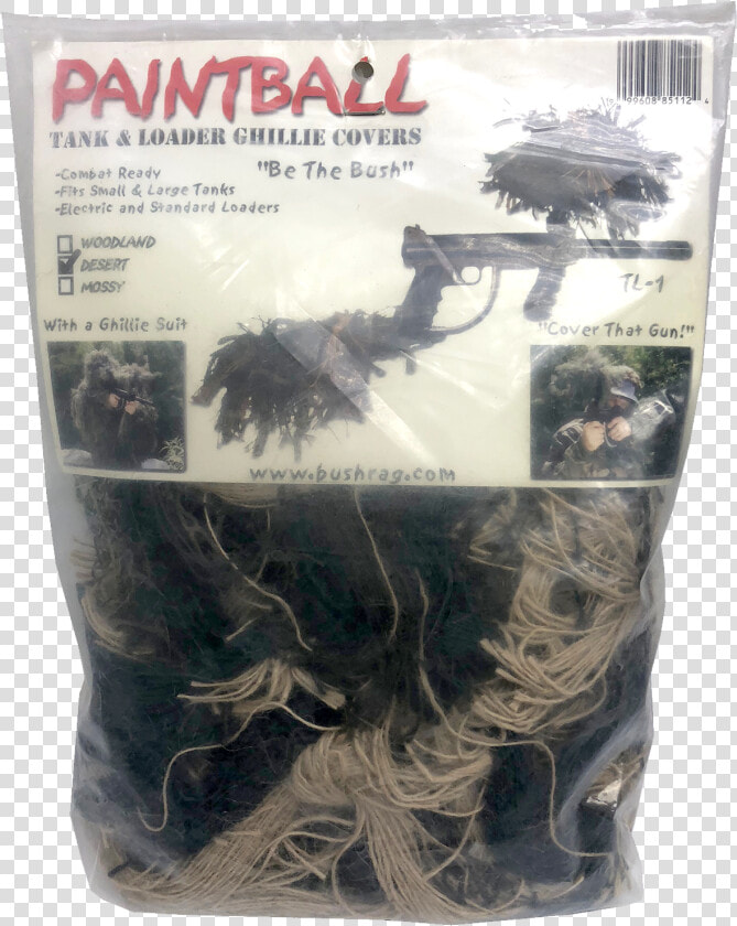 Paintball Tank  amp  Loader Ghillie Covers   Paintball Tank  HD Png DownloadTransparent PNG