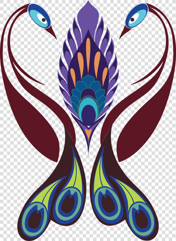 Transparent Peacock Leaf Png   Design Vector Peacock Png  Png DownloadTransparent PNG