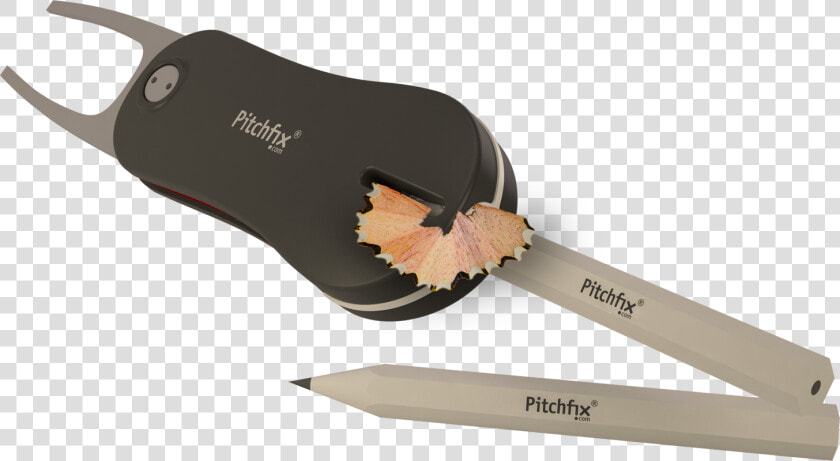 Golf Switchblade Divot Tool Pitchfix Hybr   Serrated Blade  HD Png DownloadTransparent PNG