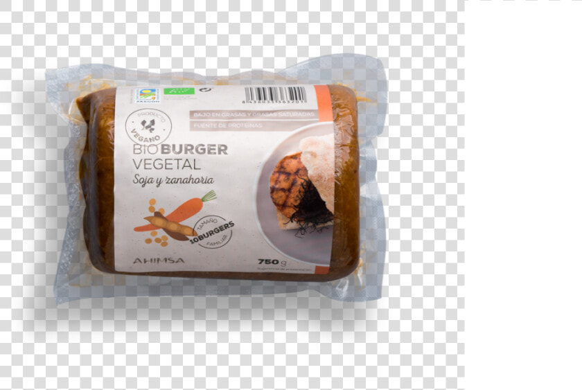 Bio Burguer Vegetal Soja Y Zanahoria 750gr Ahimsa   Bio Burguer Vegetal Soja Y Zanahoria  HD Png DownloadTransparent PNG