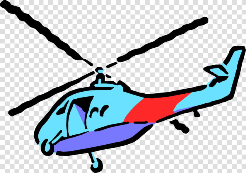 Vector Illustration Of Helicopter Rotorcraft Applies   Helicopter Rotor  HD Png DownloadTransparent PNG