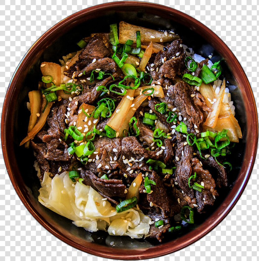 Ramen Okawari   Bulgogi Png Top View  Transparent PngTransparent PNG