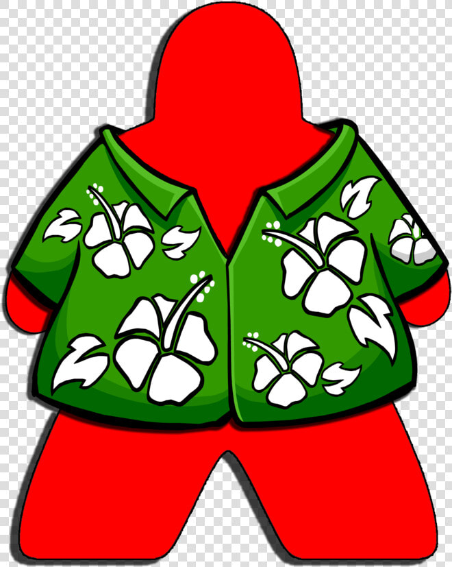 Meeple Con La Camicia   Hawaiian Shirt Clipart Png  Transparent PngTransparent PNG