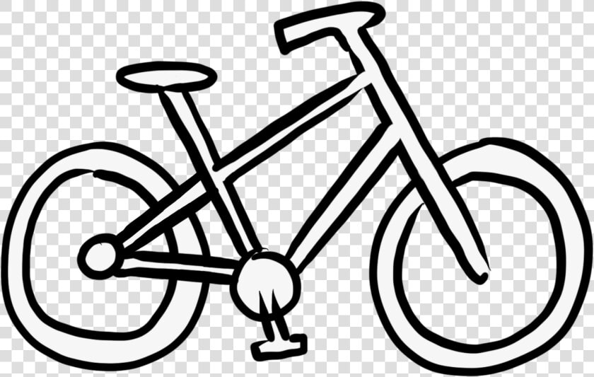 Transparent Bike Icon Png   Bike Drawing Line Style  Png DownloadTransparent PNG