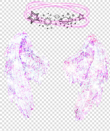  angel  wings  halo  wingsandhalo  angelhalo  angelwings   Leggings  HD Png DownloadTransparent PNG