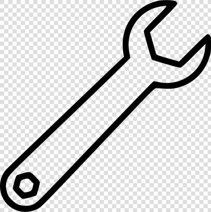 Transparent Wrench Clipart Png   White Wrench Transparent Background  Png DownloadTransparent PNG