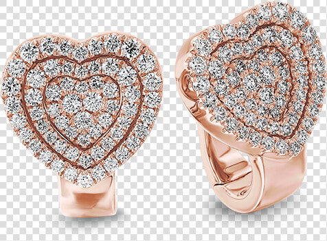 Shimansky Starlight Heart Shape Diamond Earrings   Earrings  HD Png DownloadTransparent PNG