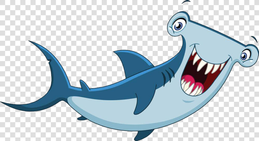 Hammerhead Shark Cartoon Clip Art  HD Png DownloadTransparent PNG