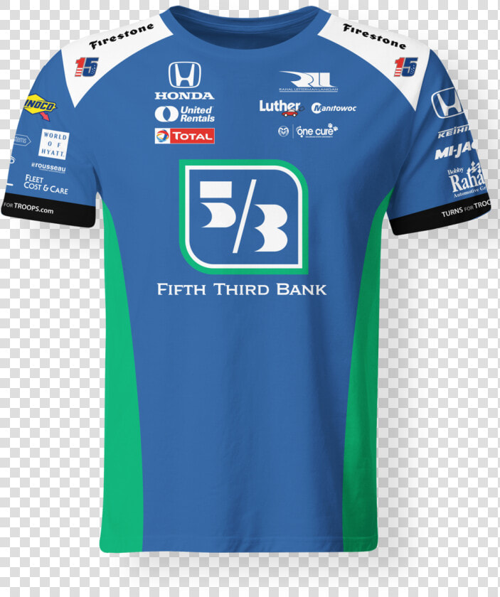 Graham Rahal Fifth Third Bank Driver Tee   Png Download  Transparent PngTransparent PNG