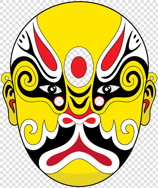 Chinese Opera Mask Vector  HD Png DownloadTransparent PNG