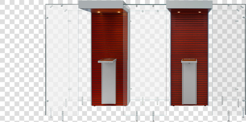 Mahogany And Grey Modular Smoke Cabin Unit   Smoke Solution  HD Png DownloadTransparent PNG