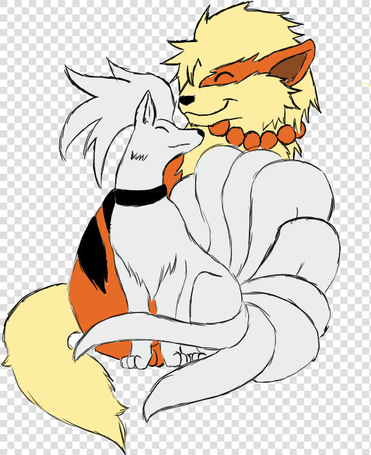 The Dreamyard Team   Shiny Ninetales X Arcanine  HD Png DownloadTransparent PNG