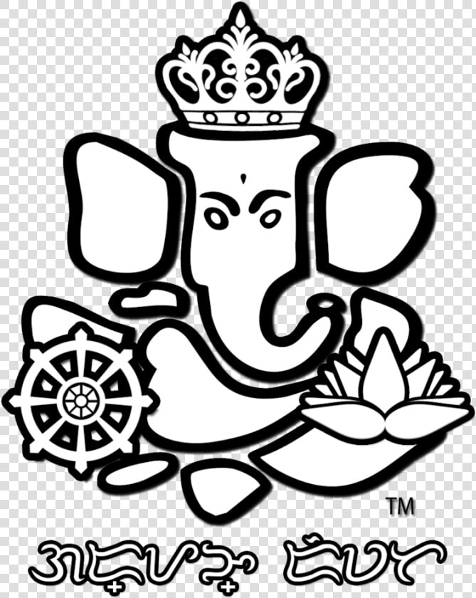 Here Is A Filipino Rendering Of The Elephant Deity   Ganesha Vector Png  Transparent PngTransparent PNG