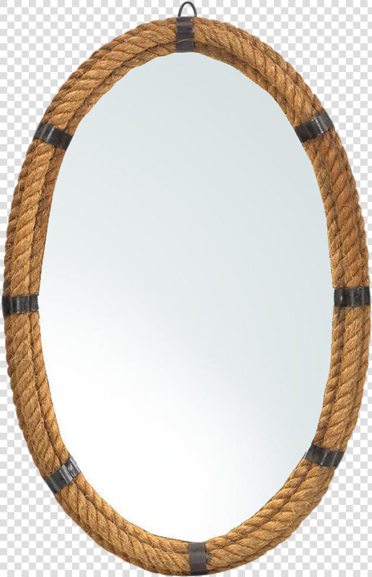 Nautical Rope Png   Oval Nautical Rope Mirror  Transparent PngTransparent PNG