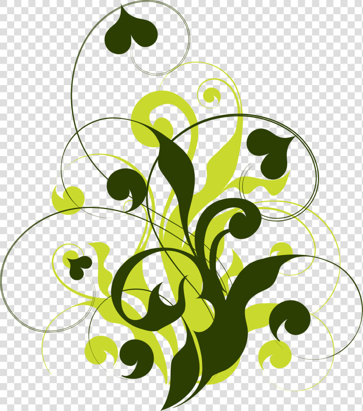 Clipart Floral Flourish 4 Paint Splatter Background   Green Flourish Png  Transparent PngTransparent PNG