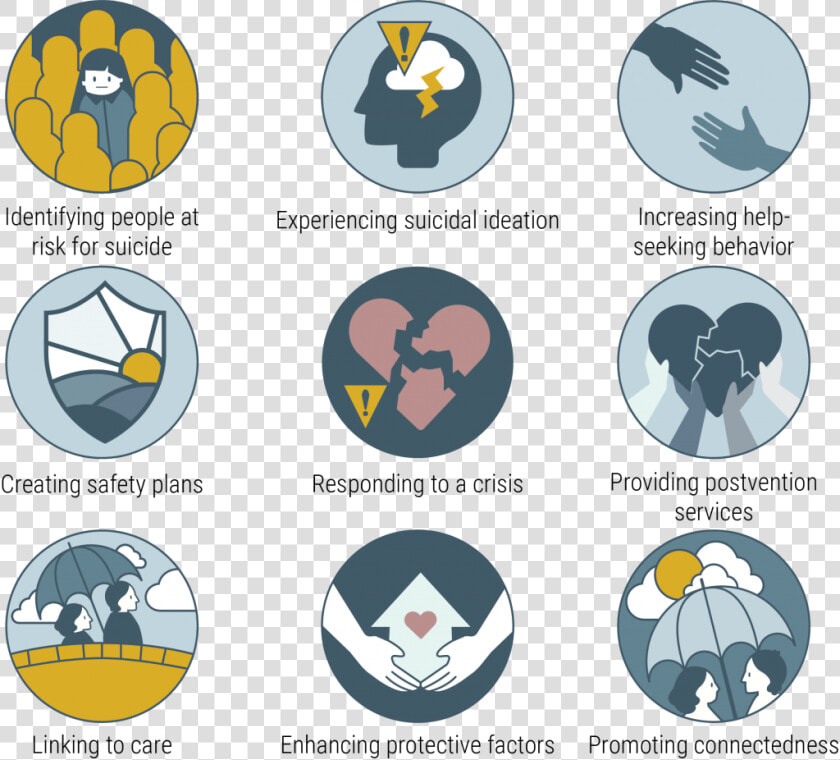 Suicide Prevention Icons  HD Png DownloadTransparent PNG