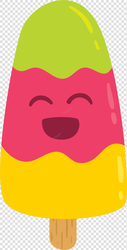 Painted Cartoon Multicolored Popsicles Free Download   ไอ ติ ม การ์ตูน  HD Png DownloadTransparent PNG