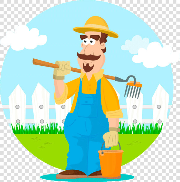 Cartoon Farmer Free Png Image   Transparent Farmer Cartoon  Png DownloadTransparent PNG