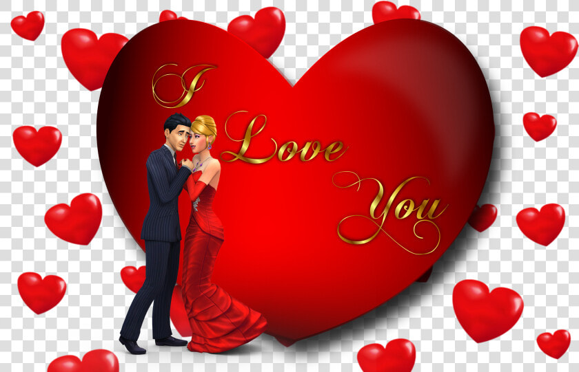 I Love You Loving Couple  HD Png DownloadTransparent PNG