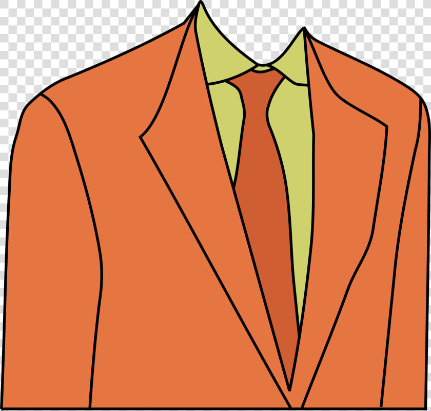 Image Free Clipart Suit   Orange Suit Clipart  HD Png DownloadTransparent PNG