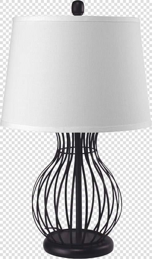 Dark Finished Bird Cage Style Table Desk Lamp  HD Png DownloadTransparent PNG