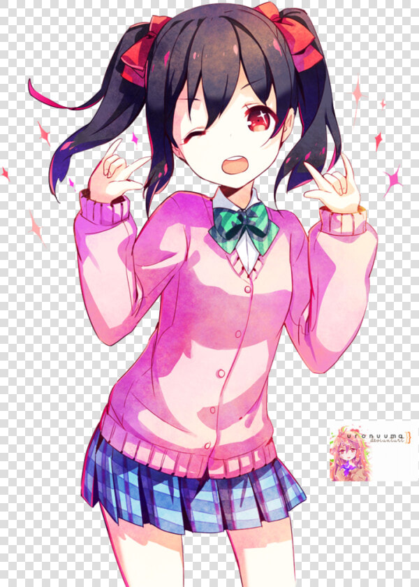 Anime Kawaii Nico Nico Nii  HD Png DownloadTransparent PNG