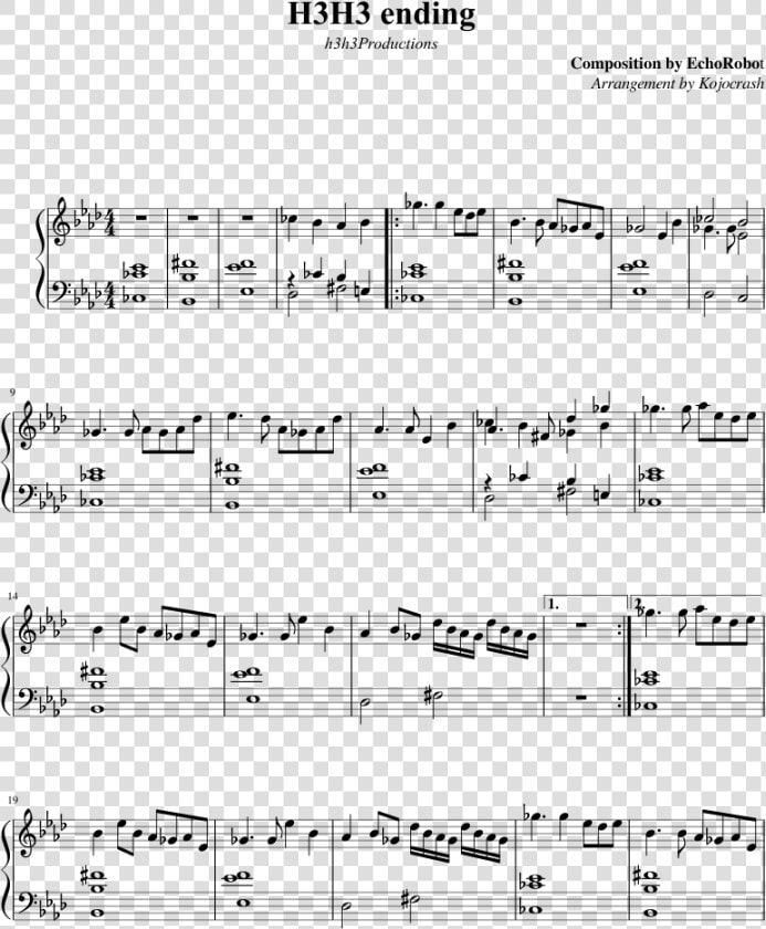 Da Capo Sheet Music  HD Png DownloadTransparent PNG