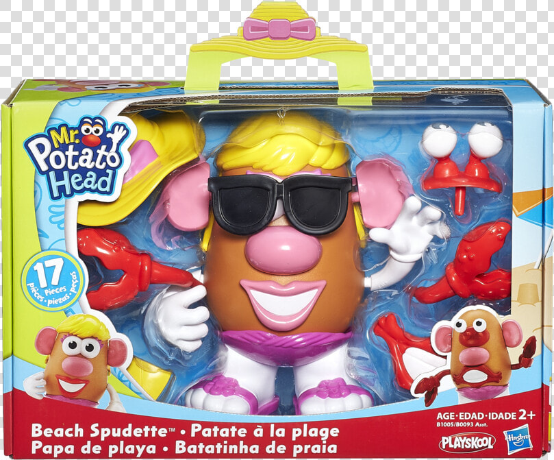 Mrs Potato Head Beach Spudette   Png Download   Senhora Cabeça De Batata Brinquedo  Transparent PngTransparent PNG