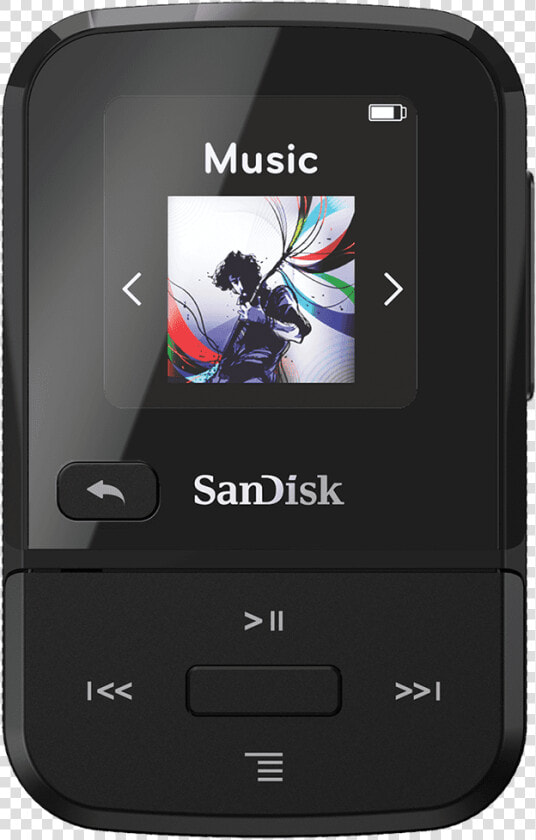 Sandisk Clip Sport Go 16gb Black   Sdmx30 016g G46k  HD Png DownloadTransparent PNG