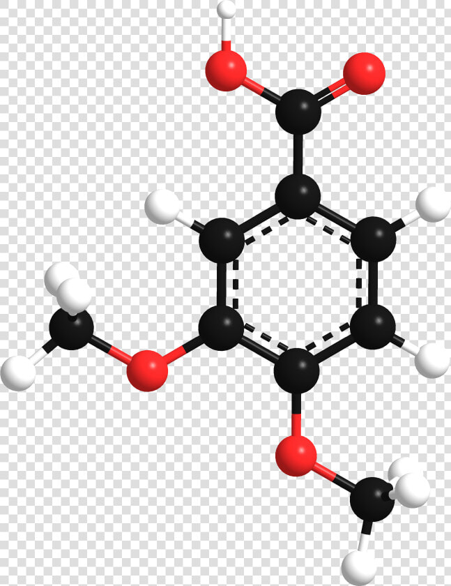 Vetaric Acid Model 3d   Molecular Graph  HD Png DownloadTransparent PNG