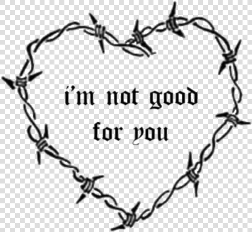  sad  gothic  hearts  transparent  cyber  background   Barbed Wire Heart Drawing  HD Png DownloadTransparent PNG