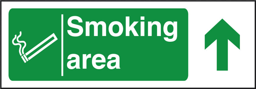 Smoking Area Arrow Up Sign Title Smoking Area Arrow   Smoking Area  HD Png DownloadTransparent PNG