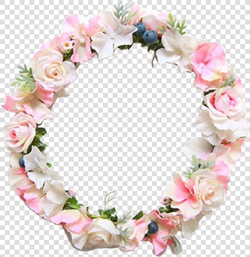  flower  flowers  flowercrown  pink  cute  aesthetic   Transparent Circle Of Flowers Png  Png DownloadTransparent PNG