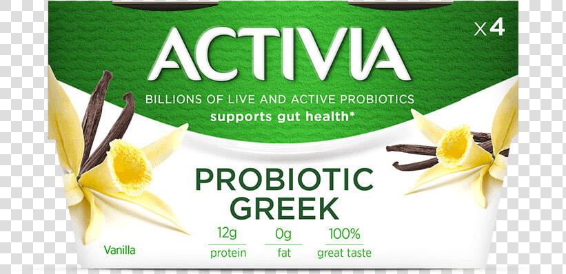 Activia Greek Probiotic Blended Nonfat Yogurt Vanilla   Danone  HD Png DownloadTransparent PNG