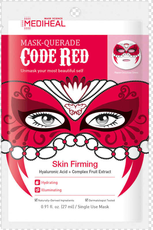 Mask querade Code Red Mask   Dress Code Masked Mask  HD Png DownloadTransparent PNG