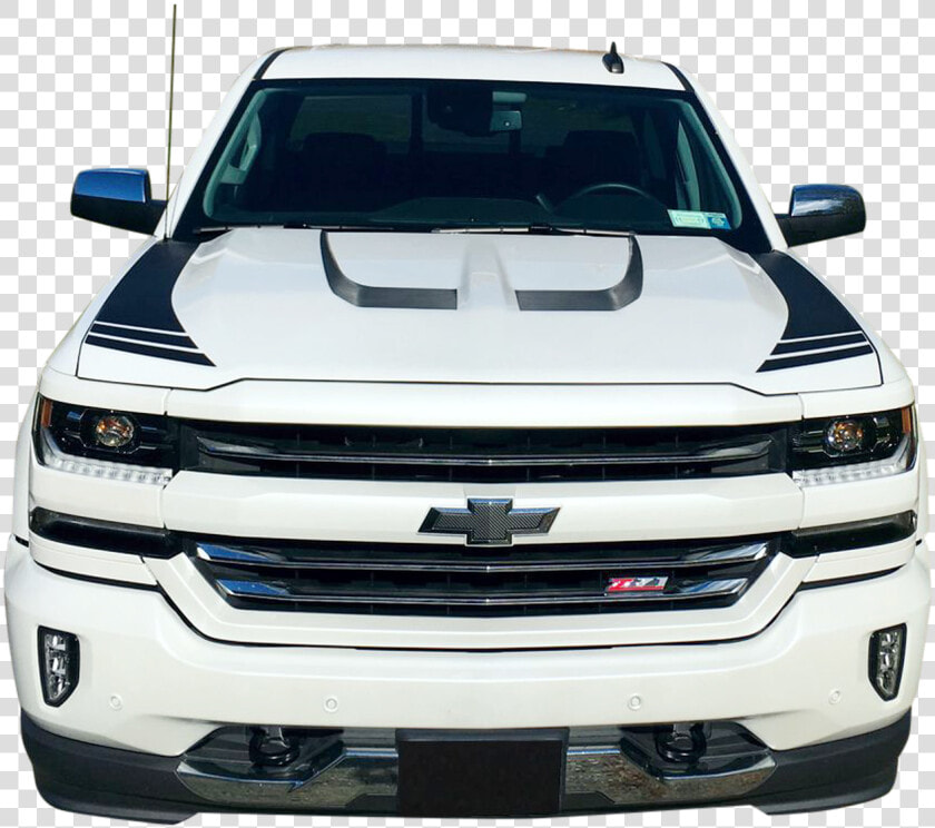 2016 Silverado Hood Stripe Accent Kit   2018 Chevy Silverado Stripes  HD Png DownloadTransparent PNG